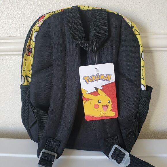 Pokémon Pikachu Mini Backpack by Bioworld - Adorable Pichu & Pokéball Design - Picture 2 of 10